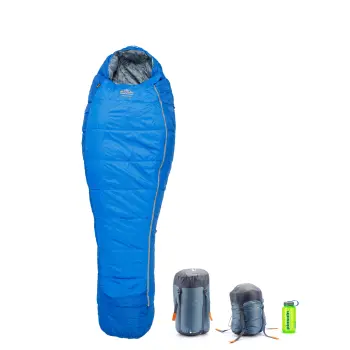 Спальний мішок Pinguin Mistral PFM (3/-3°C), 185 см - Left Zip, Blue (PNG 235159) image