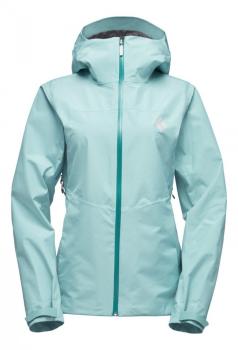 Мембранная женская куртка для трекинга Black Diamond Liquid Point Shell, XS - Alpine Lake (BD MA8A.3000-XS) image