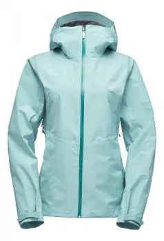 Мембранна жіноча куртка для трекінгу Black Diamond Liquid Point Shell, XS - Alpine Lake (BD MA8A.3000-XS) image
