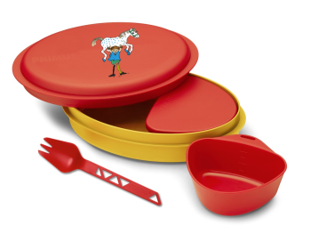 Детский набор посуды Primus Meal Set, Pippi Red (7330033910285) image