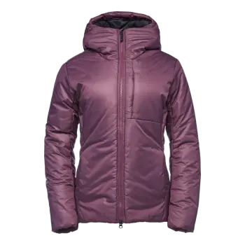 Трекінгова жіноча зимова куртка Black Diamond W Belay Parka, Plum, M (BD 746101.5002-M) image