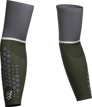 Компресійні рукави Compressport ArmForce Ultralight, Green/Steel Grey, T1 (SU00008B 626 0T1) image