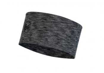 Пов'язка на голову Buff Midweight Merino Wool Headband, Multi Stripes Graphite (BU 118175.901.10.00) image