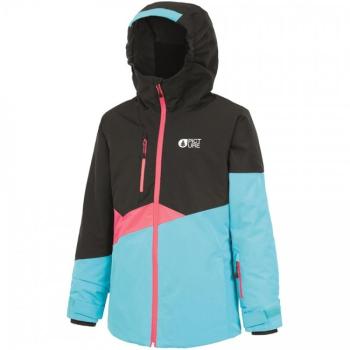 Гірськолижна дитяча тепла мембранна куртка Picture Organic Naika Jr 2021, 14 - Black/Turquoise (PO KVT052A-14) image