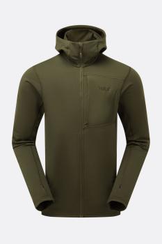 Чоловіча флісова кофта Rab Superflux Hoody, Olive (Olive), M (QFG-13-OLV-MED) image