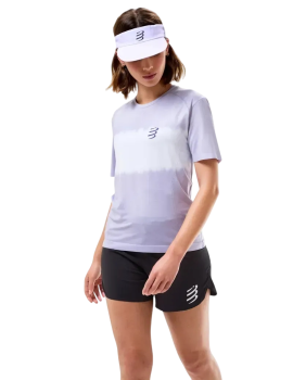 Футболка жіноча Compressport Performance SS Tshirt, Lavender/White, S (CMS ATSW4935159S) image