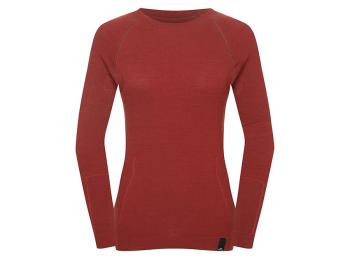 Термофутболка жіноча Fjord Nansen Oxiva Merino LS W, Oaky Red, S/M (5908221356331) image