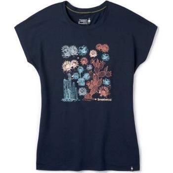 Футболка женская Smartwool Women's Merino Sport 150 Cactus Crop Tee, Deep Navy, р.S (SW 15139.092-S) image