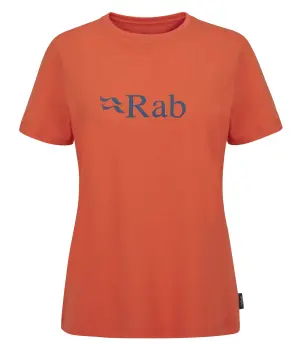 Футболка жіноча Rab Tuku Logo Tee Wmns, Red Grapefruit, 10 (RB QCC-08-RG-10) image