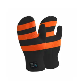 Варежки водонепроницаемые детские Dexshell Children Mitten, Black/Orange, M (DG536M) image