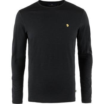 Термофутболка чоловіча Fjallraven Bergtagen Thinwool LS M, Black, XL (7323450933326) image