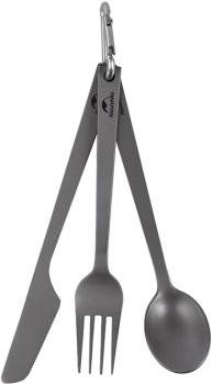 Набір столових приладів Naturehike NH19T011-D, Grey (6927595736739) image