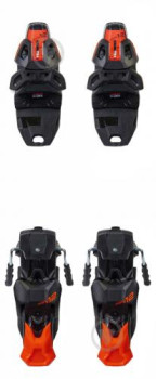 Кріплення для гірських лиж Fischer RSW12 GW Powerrail Brake 85, Solid black/flash red (T30619) image
