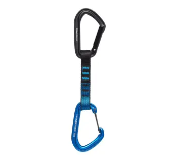Оттяжка с карабинами Black Diamond HotForge Hybrid Quickdraw 12 cm, Blue, One Size (BD 381117.4005) image