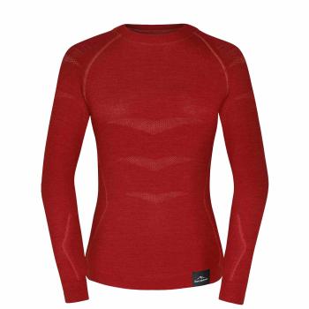 Термофутболка жіноча з довгим рукавом Fjord Nansen MERINO LONGSLEEVE WOMEN, Red, L/XL (5908221347285) image