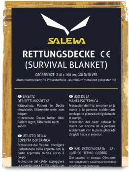 Термоодеяло спасательное Salewa Rescue Blanket, Gold/Silver (2380/0999 UNI) image