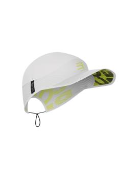 Кепка Compressport Pro Racing Cap, White/Evening Primrose, One Size (CU00003B 019 0TU) image