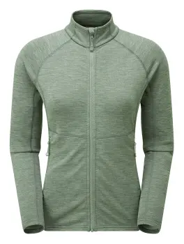 Жіноча флісова кофта з рукавом реглан Montane Female Protium Jacket, Eucalyptus, M/12/38 (5056237085070) image
