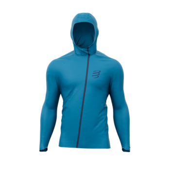 Мембранна чоловіча куртка Compressport Hurricane Waterproof 10/10 Jacket, Mosaic Blue, S (7630102553291) image