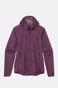 Вітровка жіноча Rab Windgather Hoody Wmns, Mulberry, 12 (QWS-85-MUL-12) image