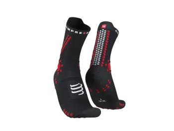 Носки Compressport Pro Racing Socks V4.0 Trail, Black/Red, T4 (XU00048B 906 0T4) image