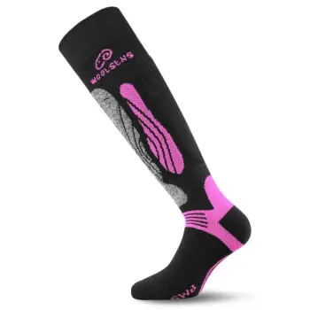 Термоноски лыжные Lasting SWI, black/pink, S (SWI 904) image