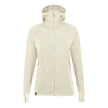 Жіноча флісова кофта з рукавом реглан Salewa Puez Hybrid PL W FZ, Beige oatmeal melange, 46/40 (27389/7266 46/40) image