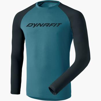 Чоловіча футболка з довгим рукавом Dynafit 44766 M L/S TEE, blue, 52/XL (70956/8071 52/XL) image