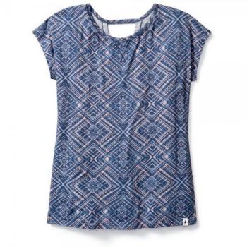Футболка жіноча Smartwool Merino 150 Pattern Tee Dark Blue Steel, р. S (SW 16034.292-S) image