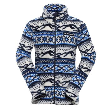 Дитяча флісова кофта Alpine Pro ELKINI 6, р.116-122 - Blue/gray (KSWU169 653PA) image
