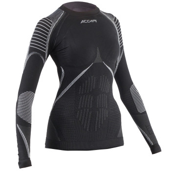 Термофутболка з довгим рукавом жіноча Accapi Synergy, Black/Anthracite р. M/L (ACC EA451.906-ML) image