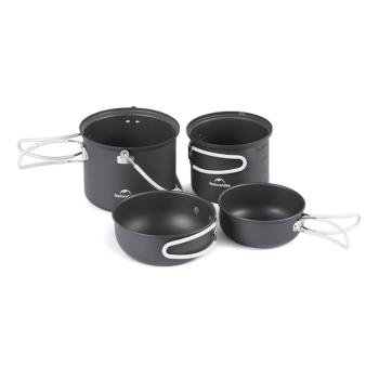Набір посуду Naturehike NH18T018-G, Grey (6927595785515) image