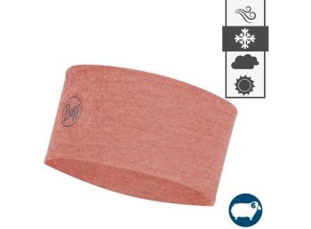 Пов'язка на голову Buff Midweight Merino Wool Headband, Rosewood Melange (BU 118174.341.10.00) image