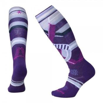 Шкарпетки жіночі Smartwool PhD Ski Medium Pattern Mountain Purple, р. M (SW B01002.591-M) image