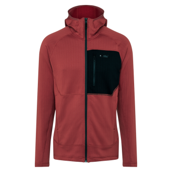 Чоловіча флісова кофта з рукавом реглан Black Diamond Factor Hoody, XL - Red Rock/Black (BD 744040.9178-XL) image