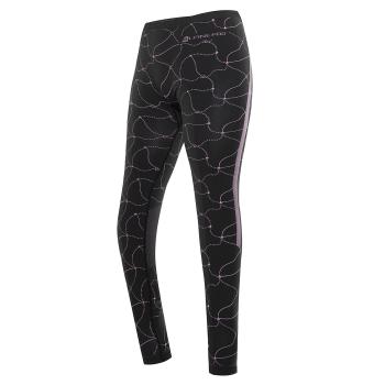 Термоштаны женские Alpine Pro KRATHISA 6, р.XL-XXL - Gray/purple (LUNU075 807PA) image