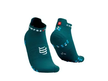 Шкарпетки Compressport Pro Racing Socks V4.0 Run Low, Shaded Spruce/Hawaiian Ocean, T1 (XU00047B 118 0T1) image