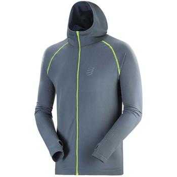 Чоловіча толстовка з рукавом реглан Compressport 3D Thermo Seamless Hoodie - Born To SwimBikeRun 2020, Grey, L (AU00005L 100 00L) image
