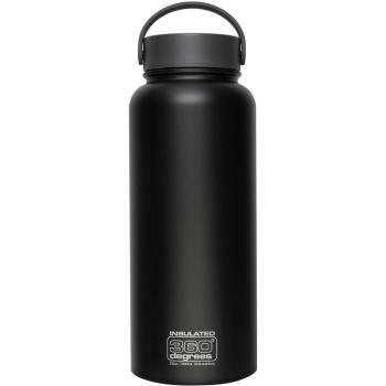 Термос 360° degrees - Wide Mouth Insulated Black, 1000 мл (STS 360SSWMI1000BLK) image