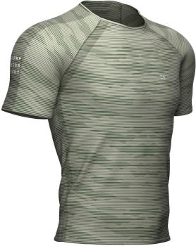 Футболка Compressport Training SS Tshirt Camo Stripe, Slate Green, M (AM00026B 603 00M) image