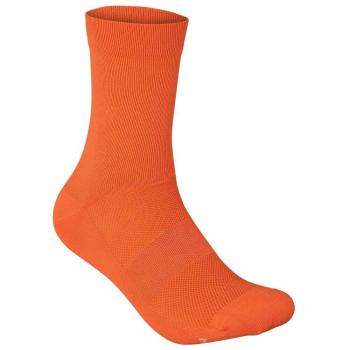Носки велосипедные POC Fluo Sock Mid, Fluorescent Orange, L (PC 651429050LRG1) image