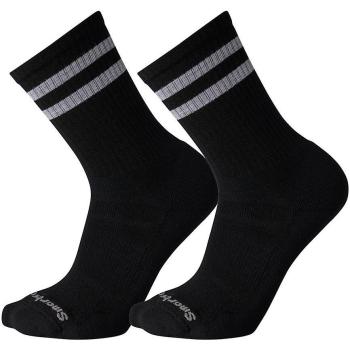 Шкарпетки чоловічі Smartwool Athletic Targeted Cushion Stripe Crew 2 Pack, L - Black (SW SW004113.001-L) image