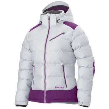 Гірськолижний жіночий зимовий пуховик з мембраною Marmot Sling Shot Jacket, XS - Glaicer Grey/Grape Juice (MRT 75530.1131-XS) image