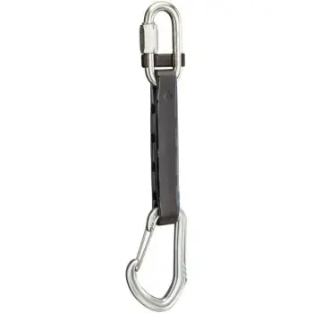 Оттяжка со стальными карабинами Black Diamond Steel Livewire Gymdraw, 13 см (BD 381091.0000) image