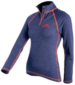 Жіночий джемпер з рукавом реглан Fjord Nansen HALSA GOLF WOMEN, XS - navy melange (5908221344574) image