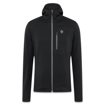 Чоловіча флісова кофта Black Diamond M Coefficient Fleece Hoody, Black, S (BD 744020.0002-S) image
