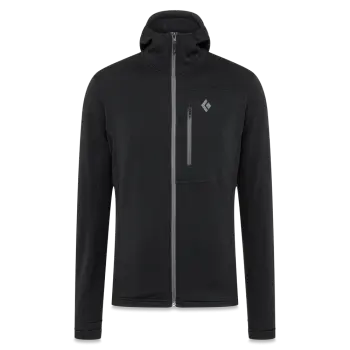 Чоловіча флісова кофта Black Diamond M Coefficient Fleece Hoody, Black, S (BD 744020.0002-S) image