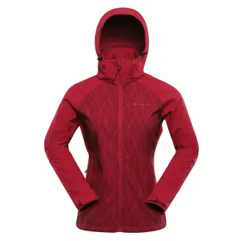 Женская куртка Soft Shell Alpine Pro HOORA, burgundy, XS (LJCD590461PA XS) image