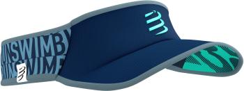 Кепка-козирок Compressport Visor Ultralight - Born To SwimBikeRun 2021, Blue Heaven (CU00064L 515 0TU) image