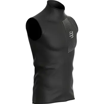 Жилет чоловічий Compressport Hurricane Windproof Vest M, Black, M (AM00166B 990 00M) image